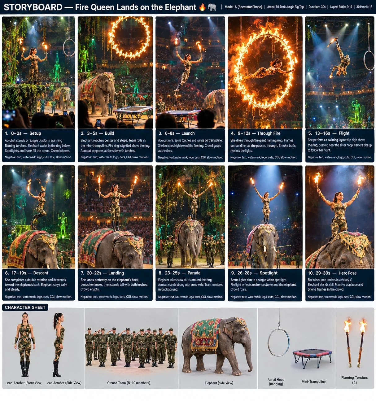 JUNGLE CIRCUS ENGINE — MASTER PROMPT reference image